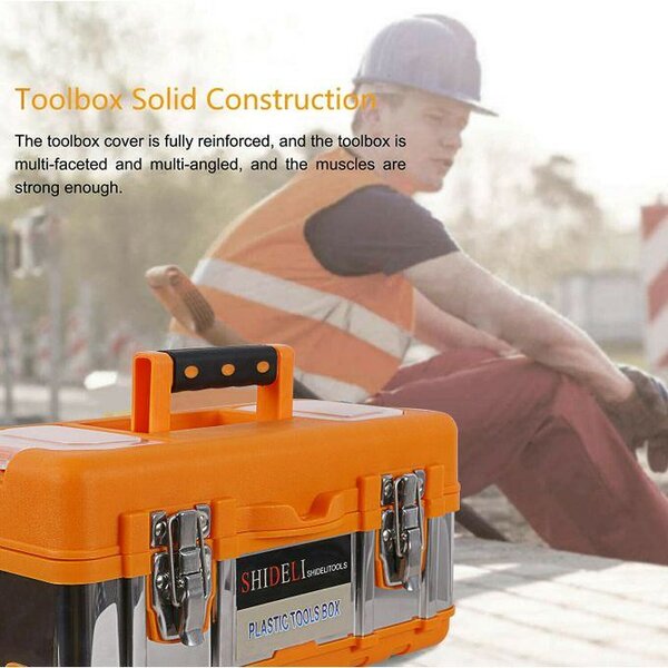 Boîte à Outils Portable En Plastique De 17 Pouces 