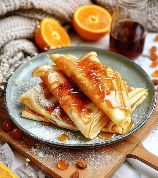 Crêpes au miel