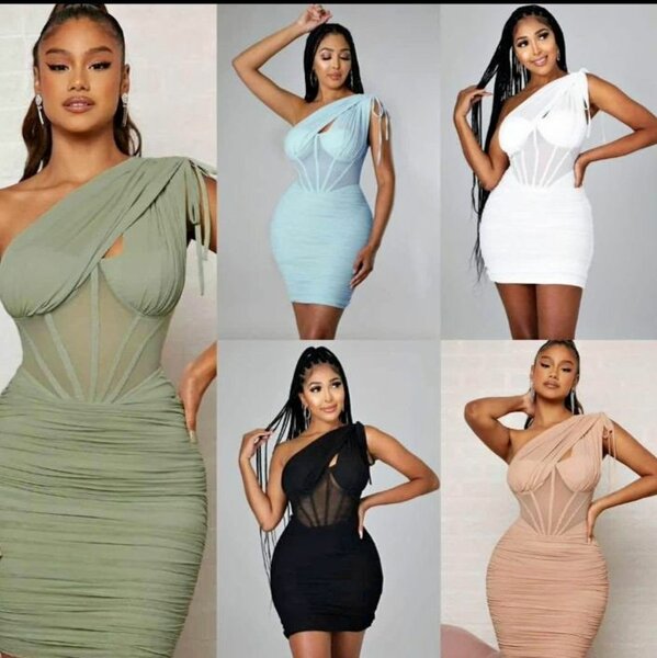 Robe Bandage Asymétrique