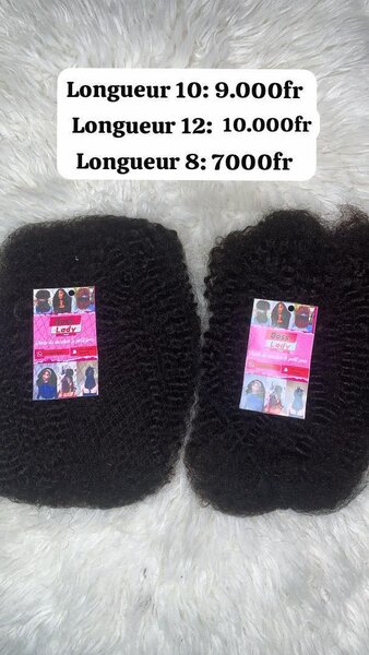 Extensions cheveux afro bouclés