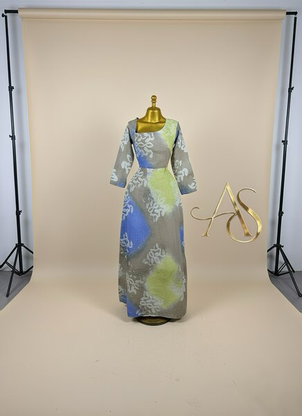 Robe longue imprimée élégante