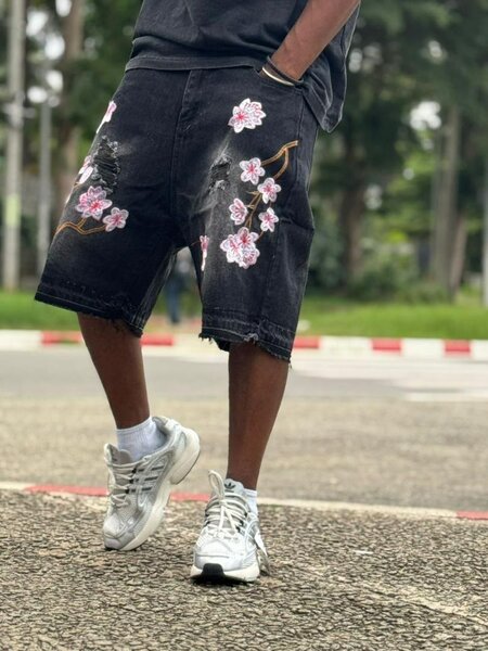 Shorts en denim style streetwear