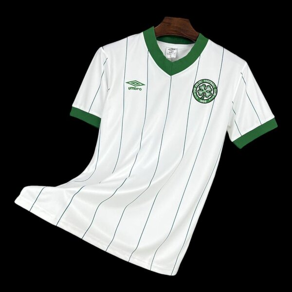 Maillot de Foot Blanc Vert