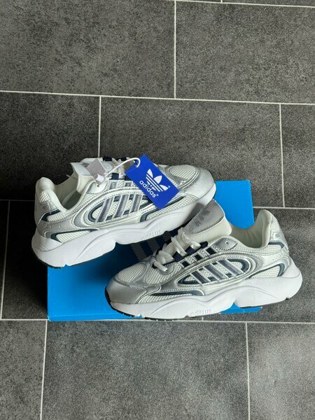 Adidas blanc/bleu homme