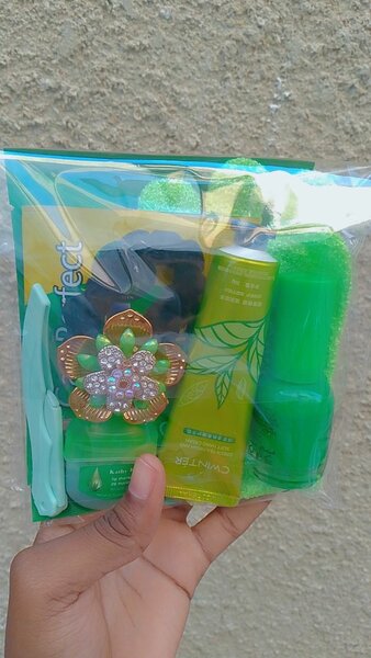 Mini Kit beauté vert