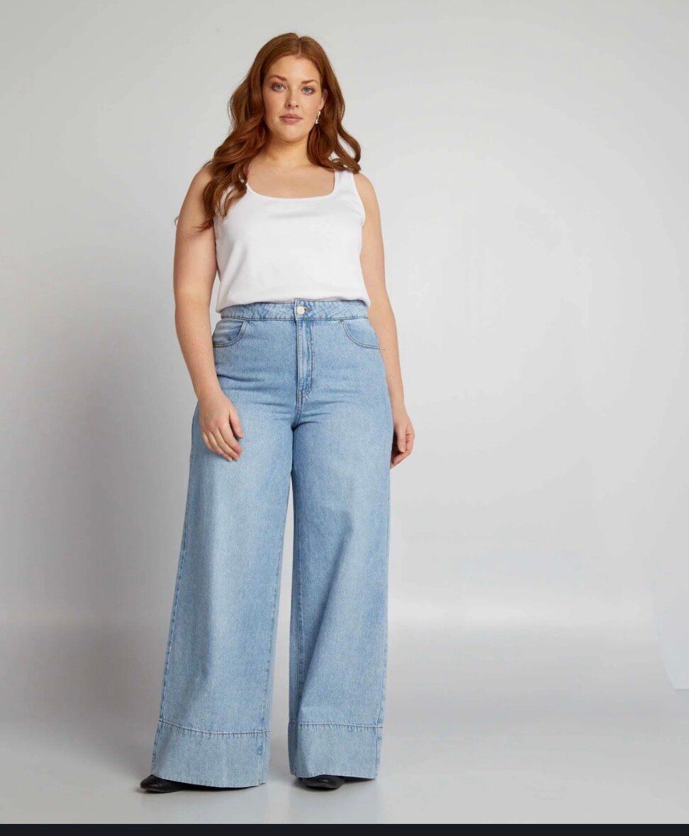 Jeans taille haute mode