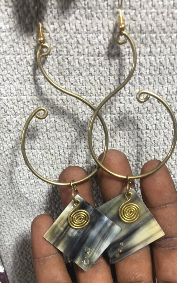 Boucles d'oreilles artisanales bohème