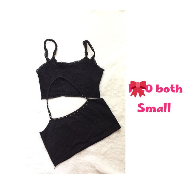 Salaula crop tops and tops