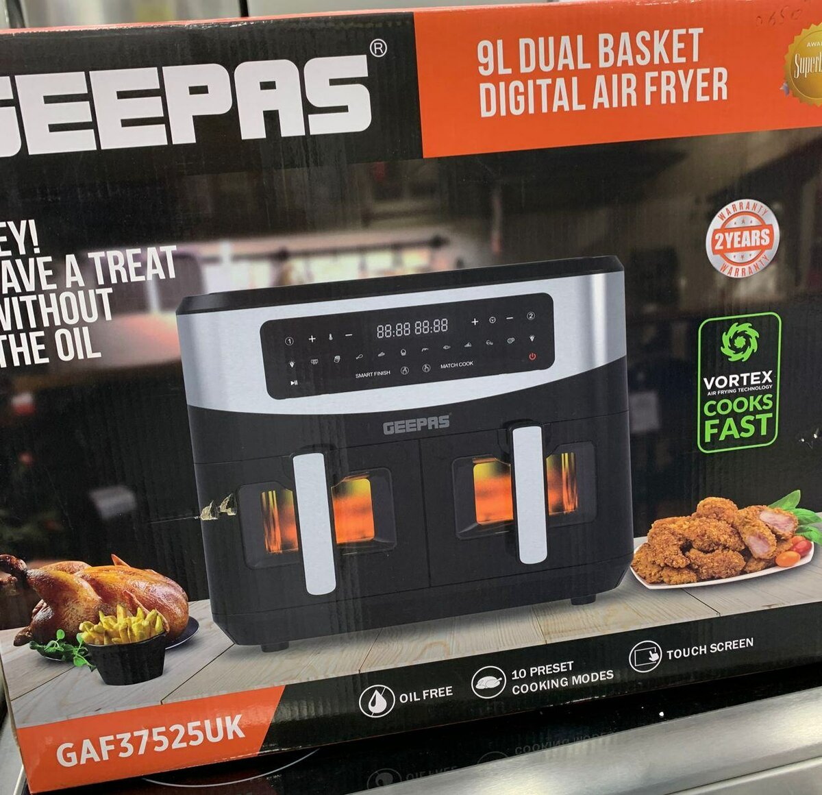 Geepas 9.2litres air fryer