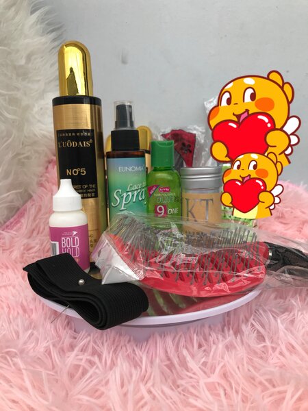 Kit pose perruque et entretien