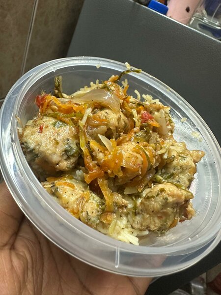 Poulet  épicé aux vermicelles