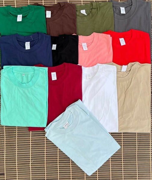 Lot de T-shirts colorés unisexes