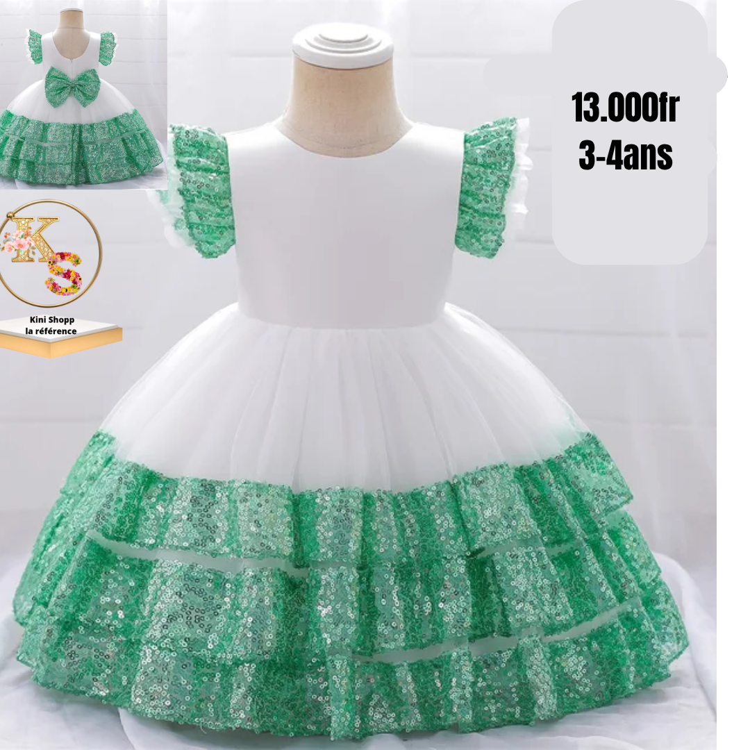 Robe de fête scintillante bébé