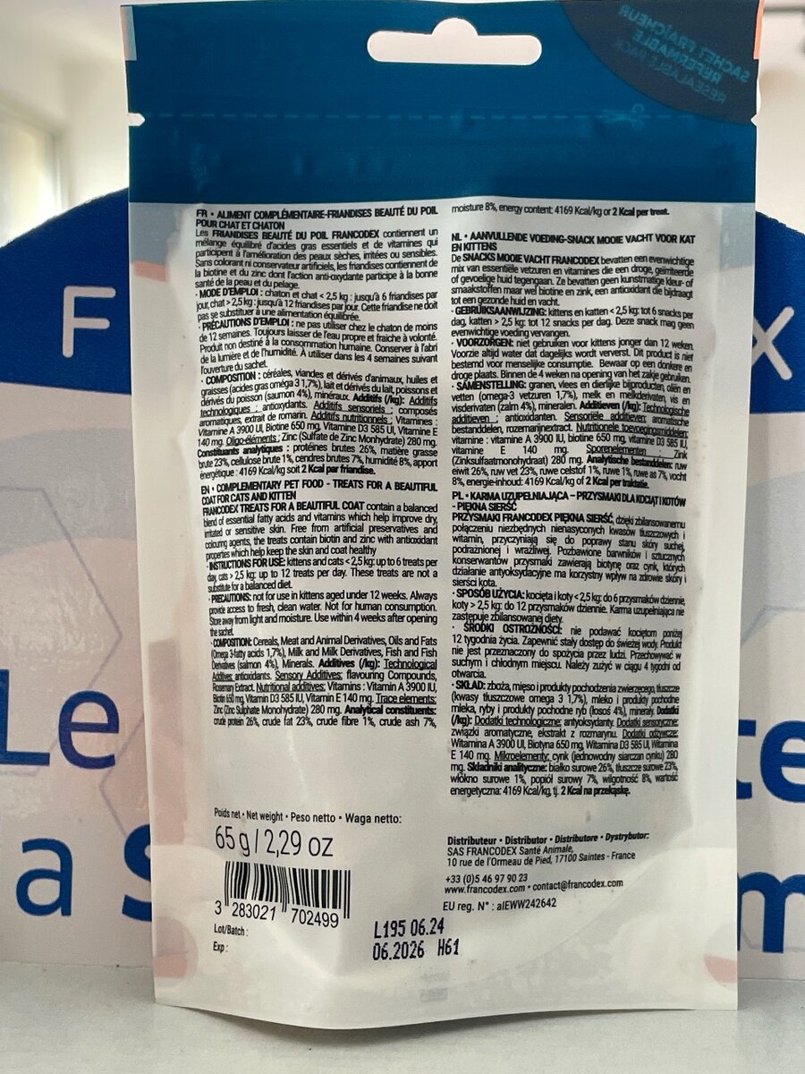 Friandises beauté du poil