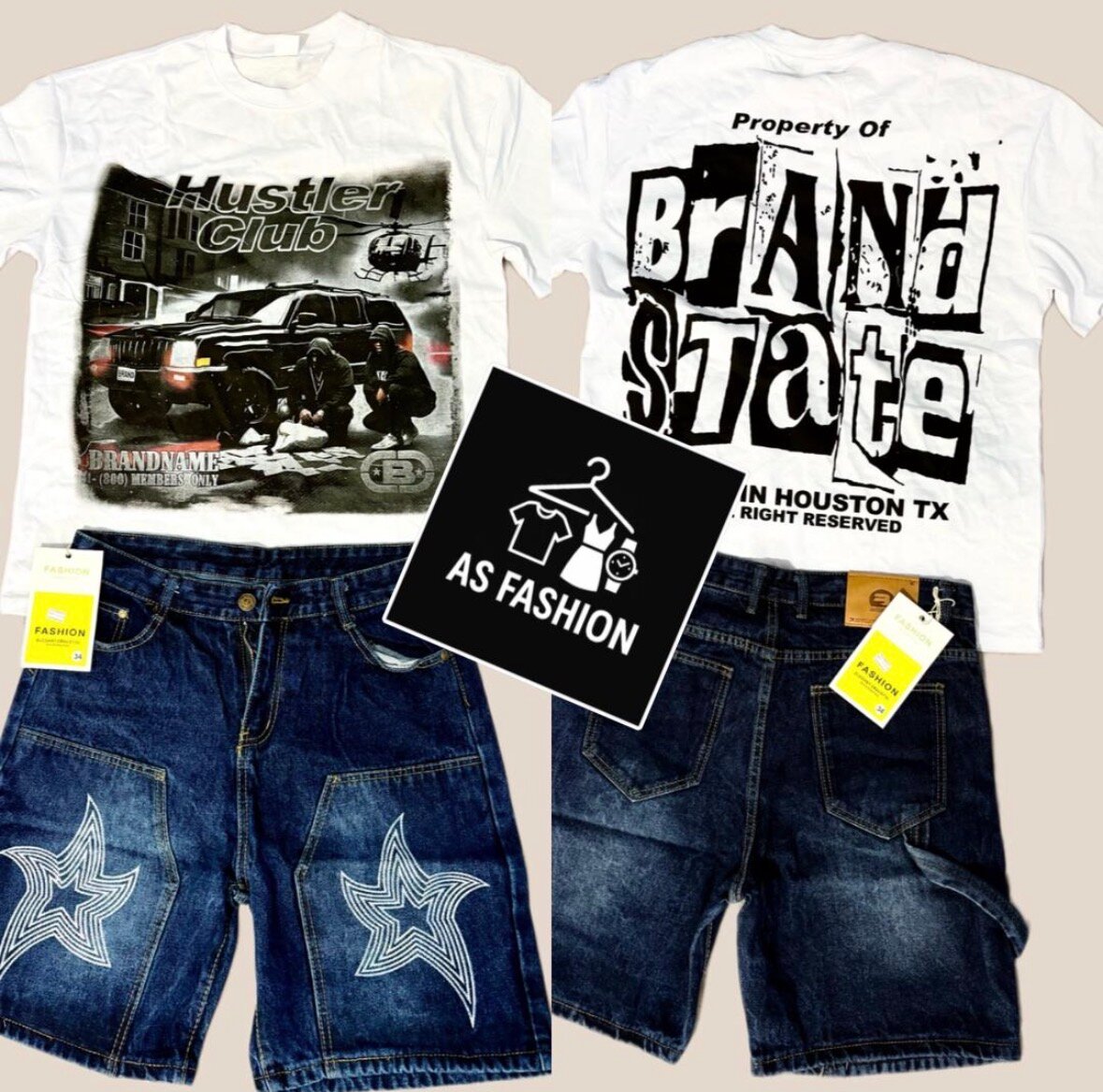 T-shirt et shorts décontractés