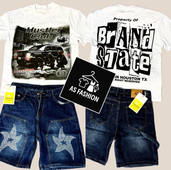 T-shirt et shorts décontractés