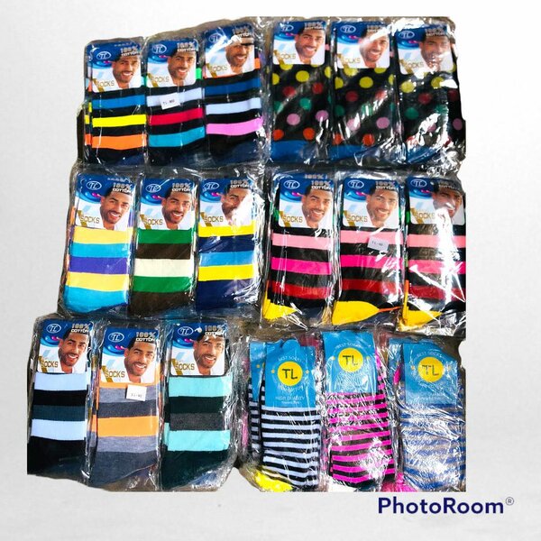 Chaussettes Rayées Multicolores