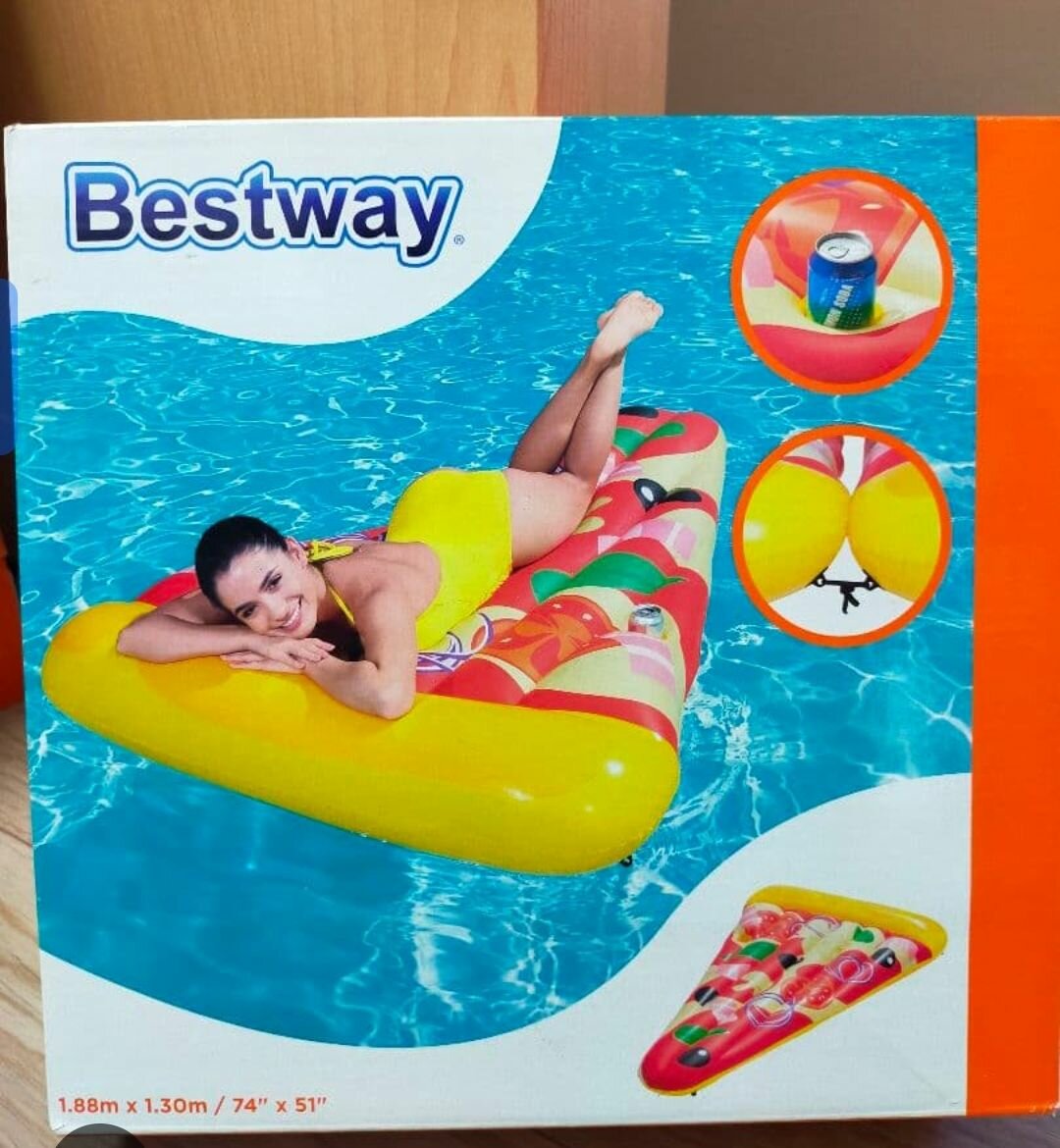 Matelas gonflable pizza Bestway