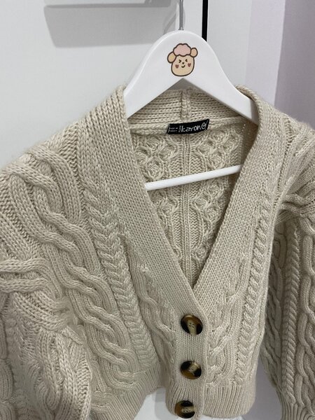 Кардиган укороченная модель