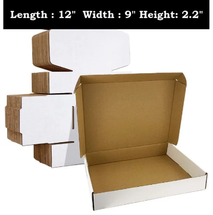 Pack of 50 Hard Boxes For Courier & Gift Packing (30 x 23 x 6 cm)