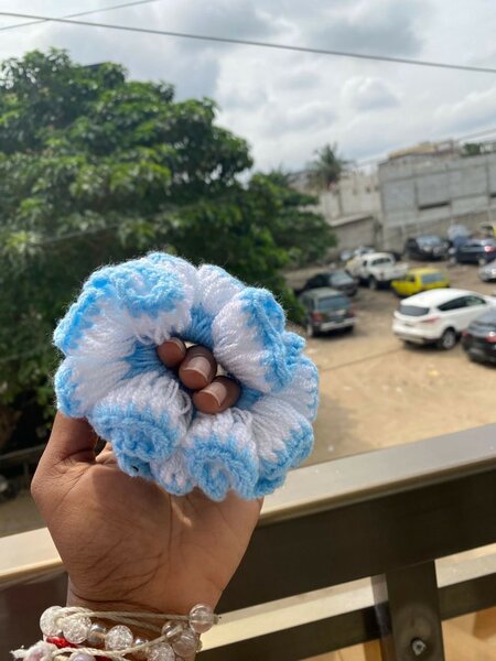 Chouchous en crochet colorés