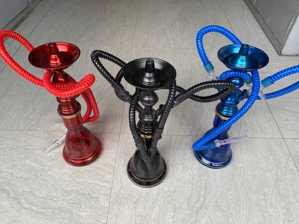 Hookahs or shisha bongs