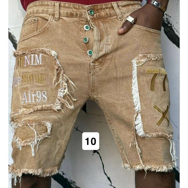Shorts en denim décontracté