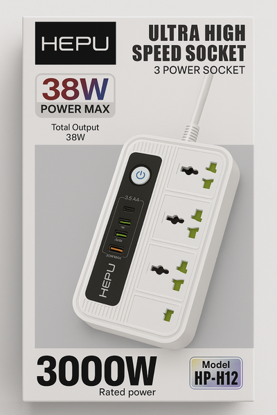Prise puissance HEPU 3000W