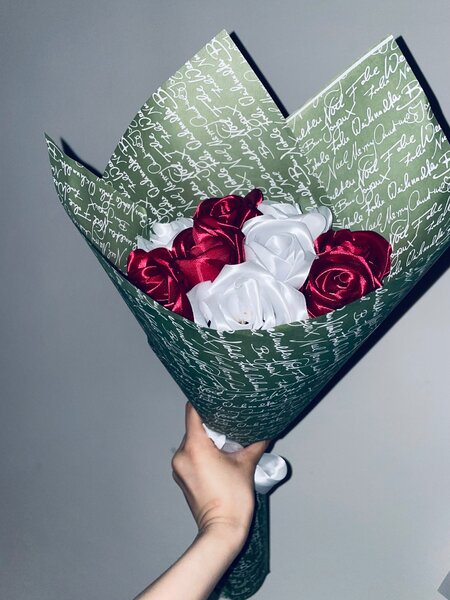 атласный букет