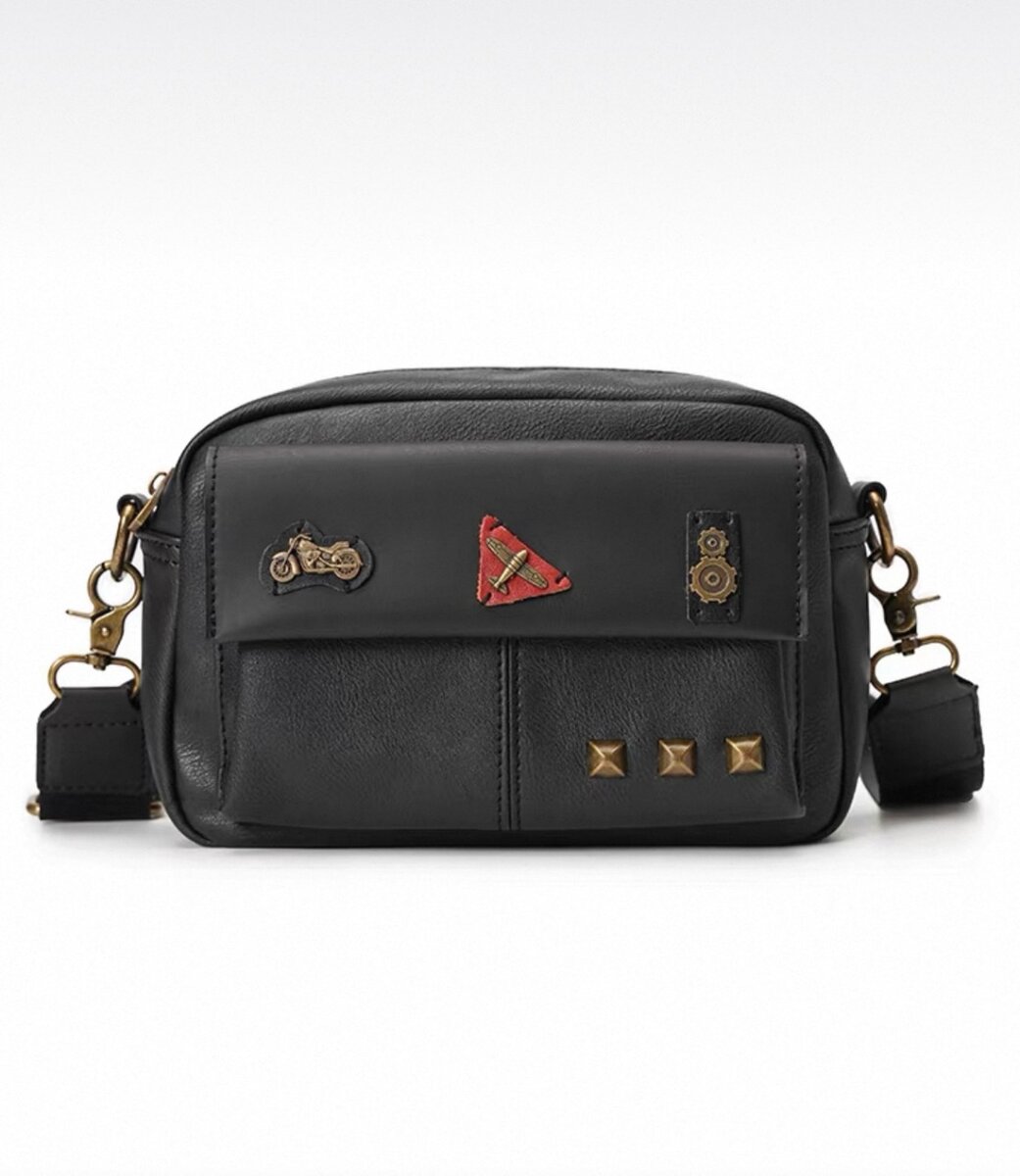 Sac bandoulière noir stylé