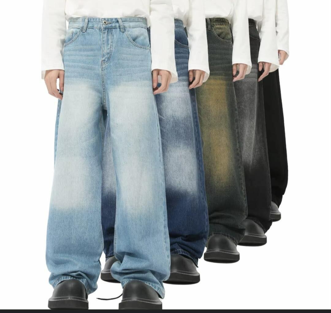 Jeans larges unisex tendance