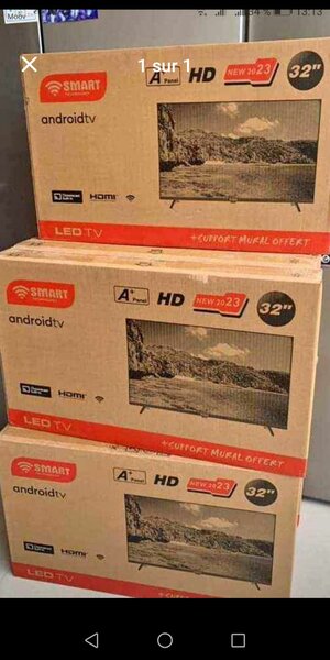 TV smart Android 32 pouce