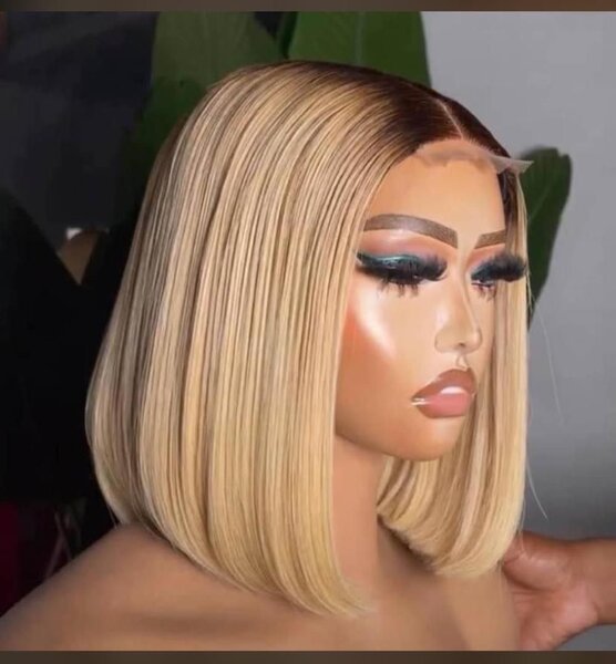 Perruque Bob Blunt Lace Front