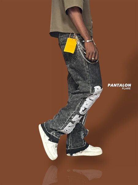 Pantalon Flare Décontracté Homme