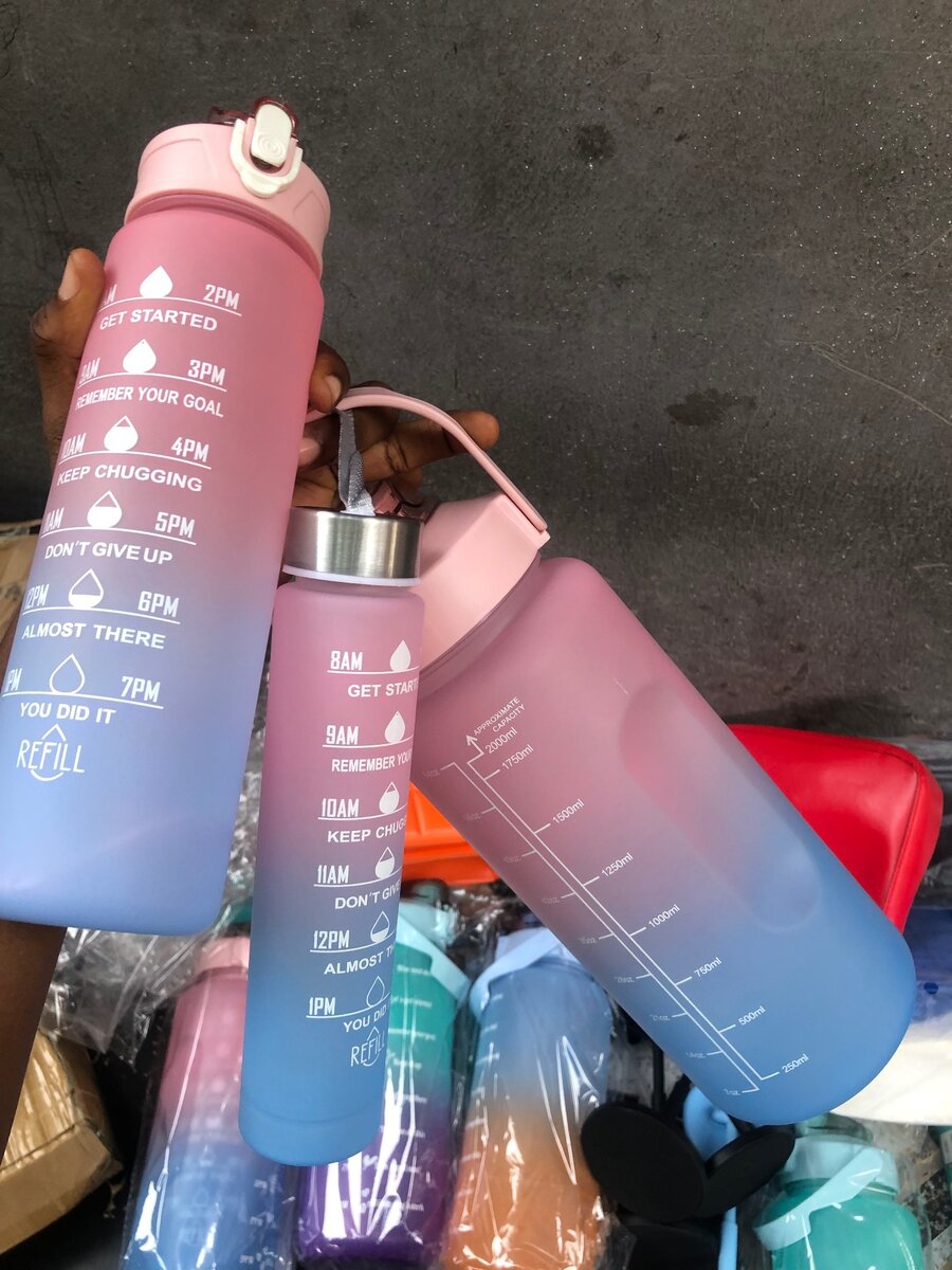 3 in 1 Water Bottle set