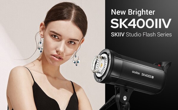 Upgraded Godox SK400IIV Strobe Light