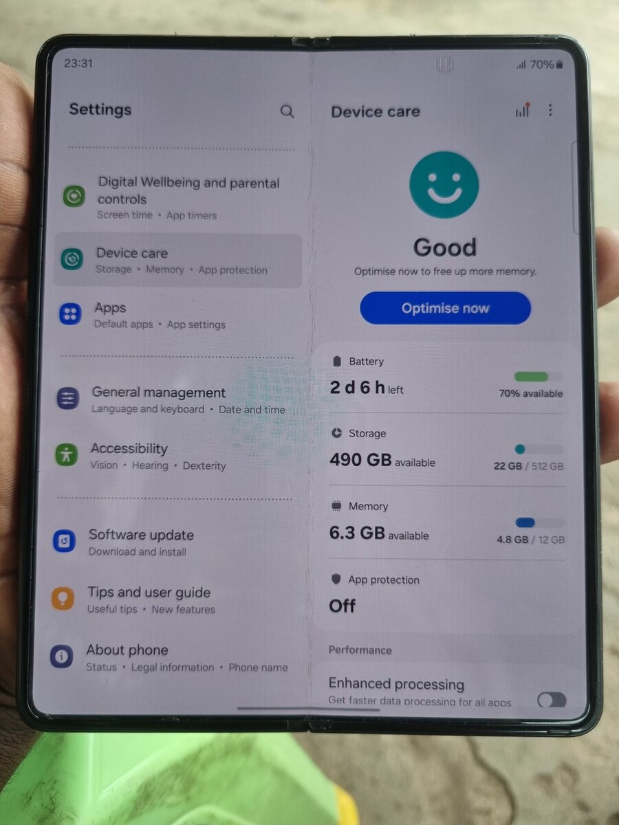 Galaxy Z fold 3  256gb