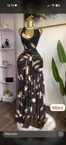 Robe longue élégante femme