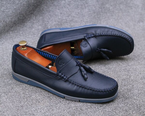 Mocassins élégants en cuir