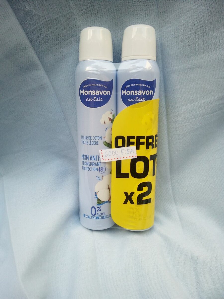 Lot de 2 Déodorants Monsavon