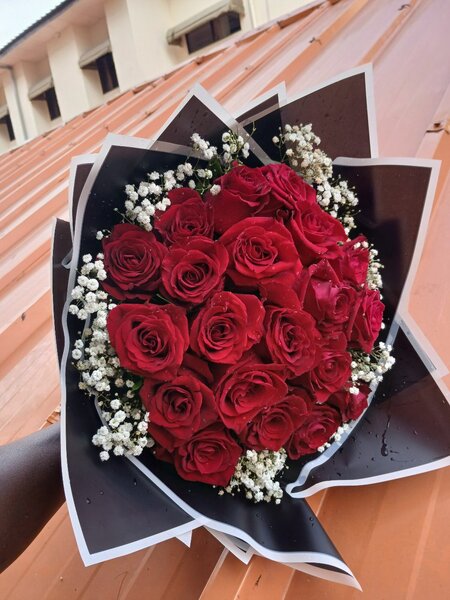 Bouquet de roses rouges