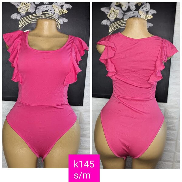Beautiful and stylish women's bodysuit pink
