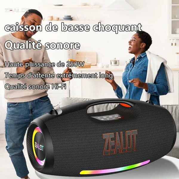 Enceinte Bluetooth ZEALOT Puissante