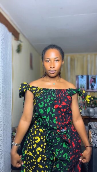 Combinaison femme colorée