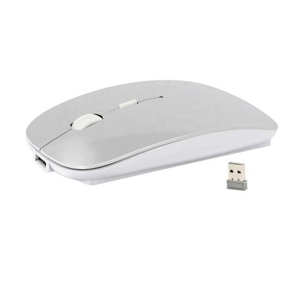 Souris sans fil Rechargeable, double mode 2.4GHz, Bluetooth