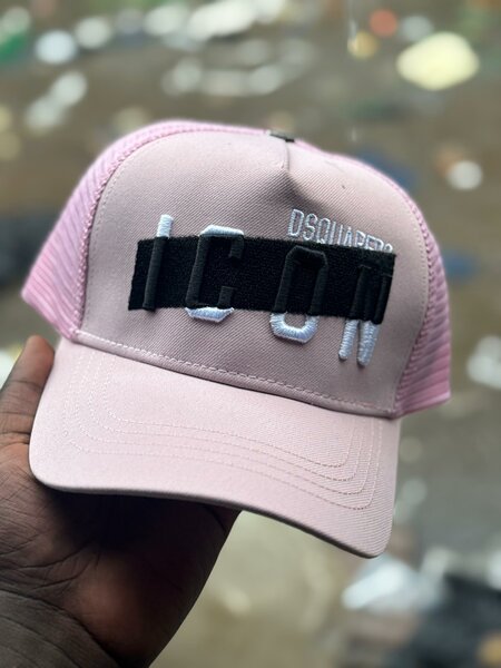 Casquette rose "ICON" Dsquared2
