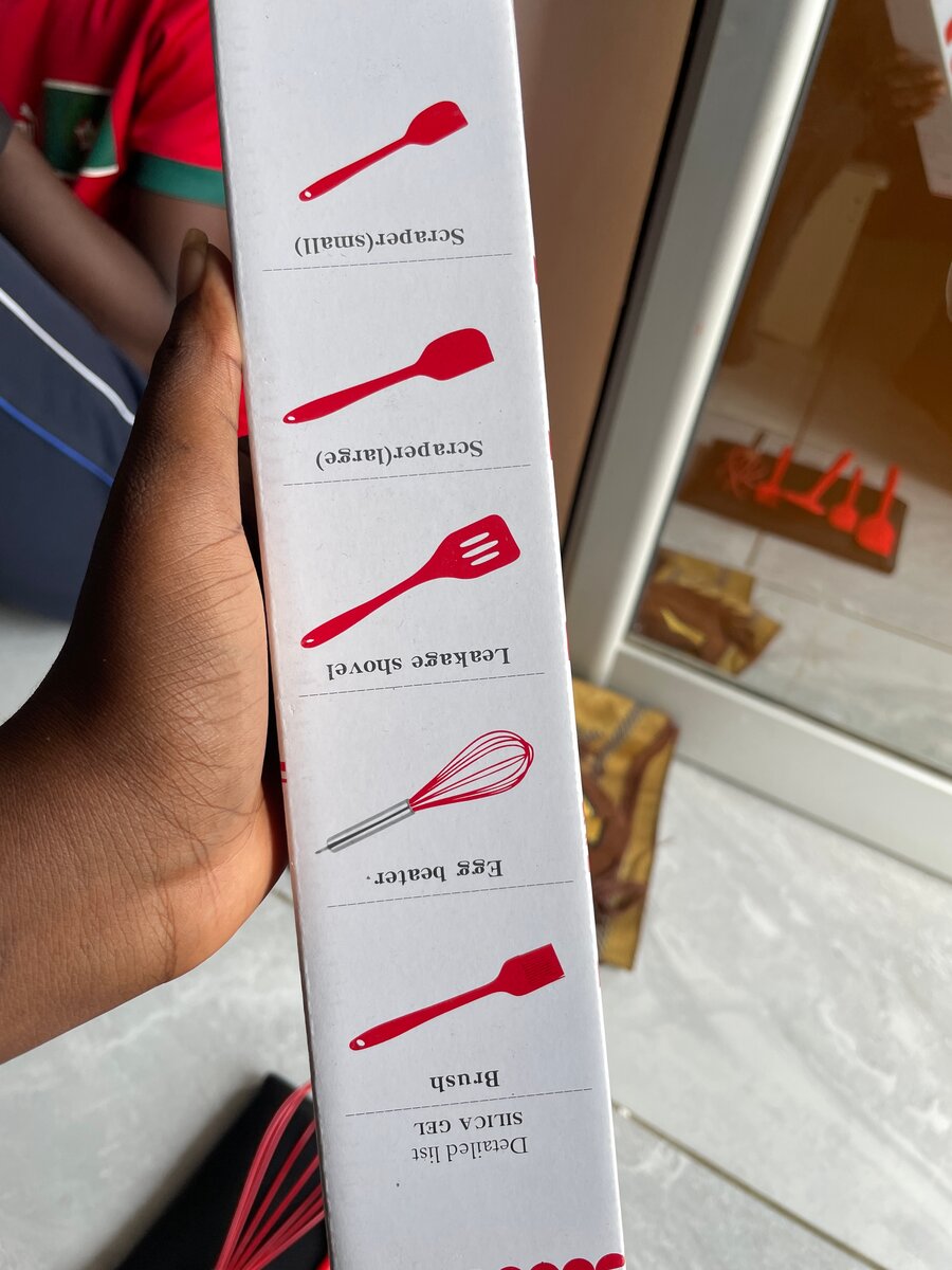 Set d'ustensiles rouge