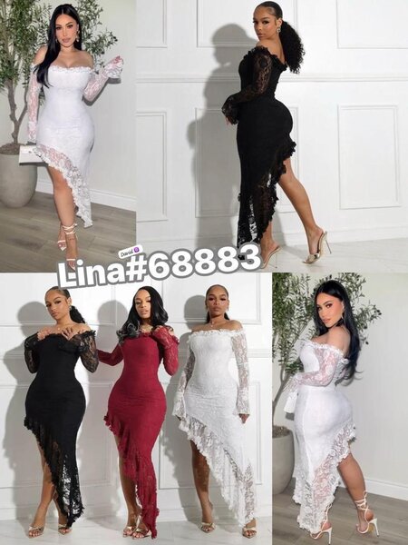 Robe asymétrique élégante