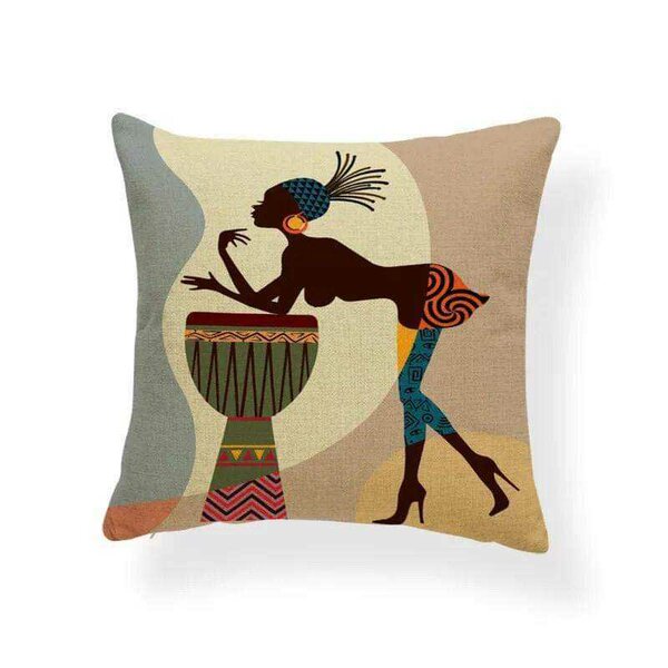 Housse motif africain