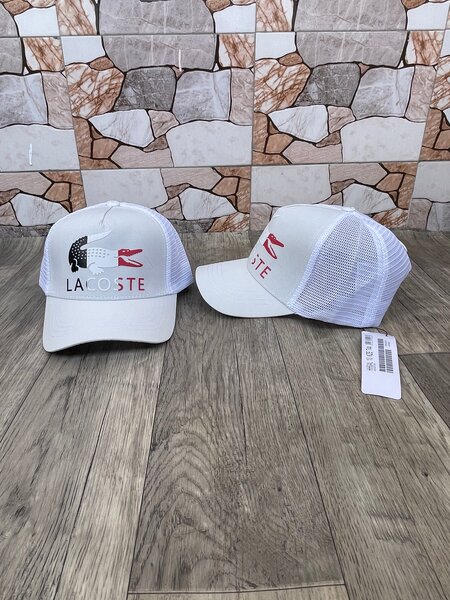 Casquette blanche Lacoste